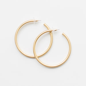Salem Earrings gold Hoops