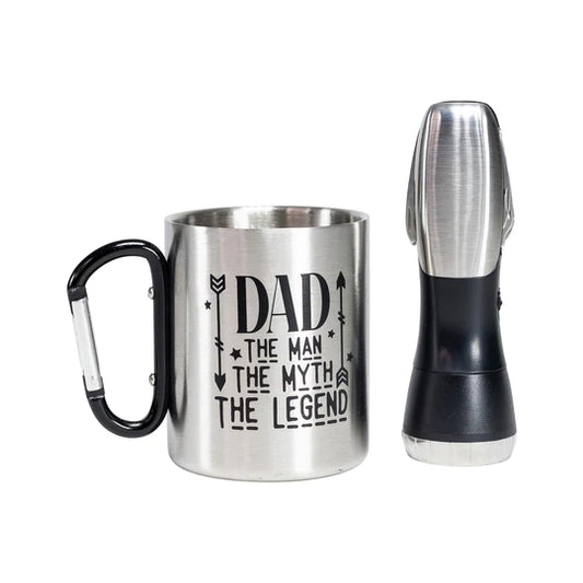 Dad. The Man, The Myth, The Legend: Flashlight & Mug Gift Set