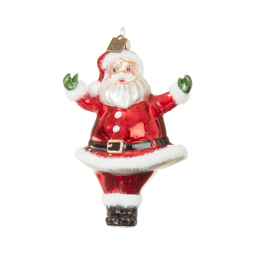 4.75" Retro Santa Ornament