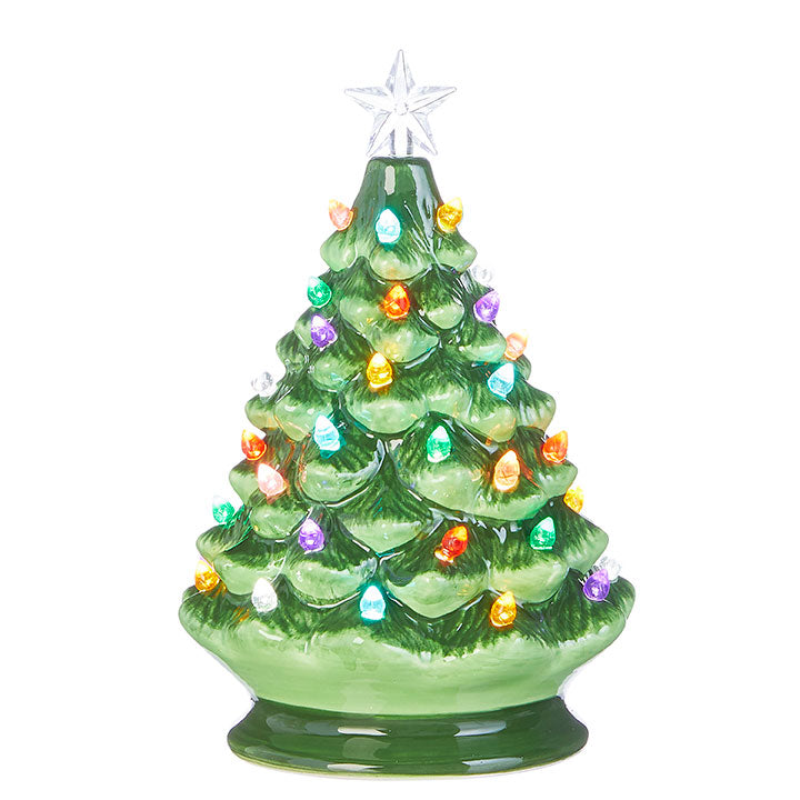 8" Vintage Lighted Tree