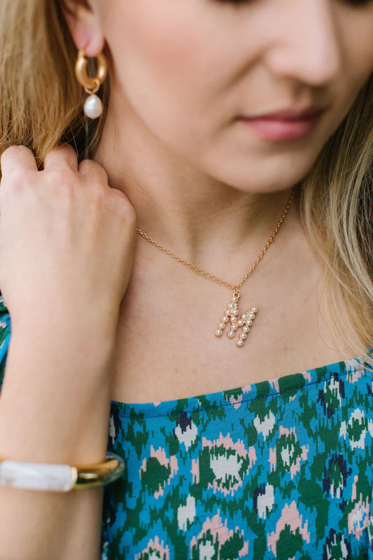 Pearl Initial Chadwick Necklace