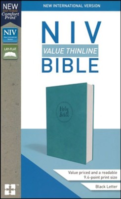 NIV Value Thinline Bible Blue, Imitation Leather
