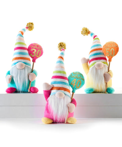 Milestone Birthday Gnome w/Sentiment