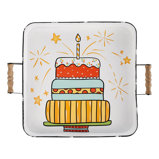 Celebrate Everything Enamel Tray
