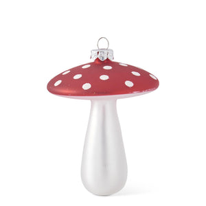 Red & White Polka Dot Mushrooms Ornament