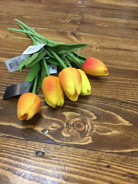 Mini Orange Single Stem Tulips