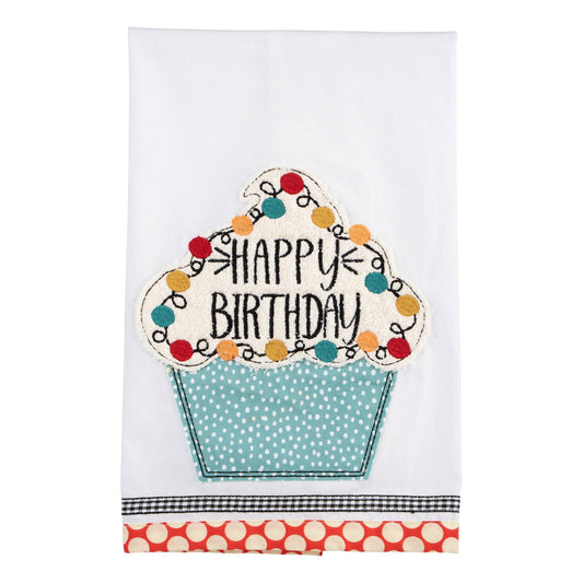 Colorful Cupcake Tea Towel