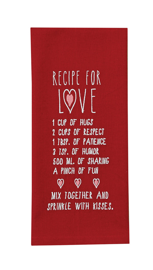 RECIPE FOR LOVE DISHTOWEL