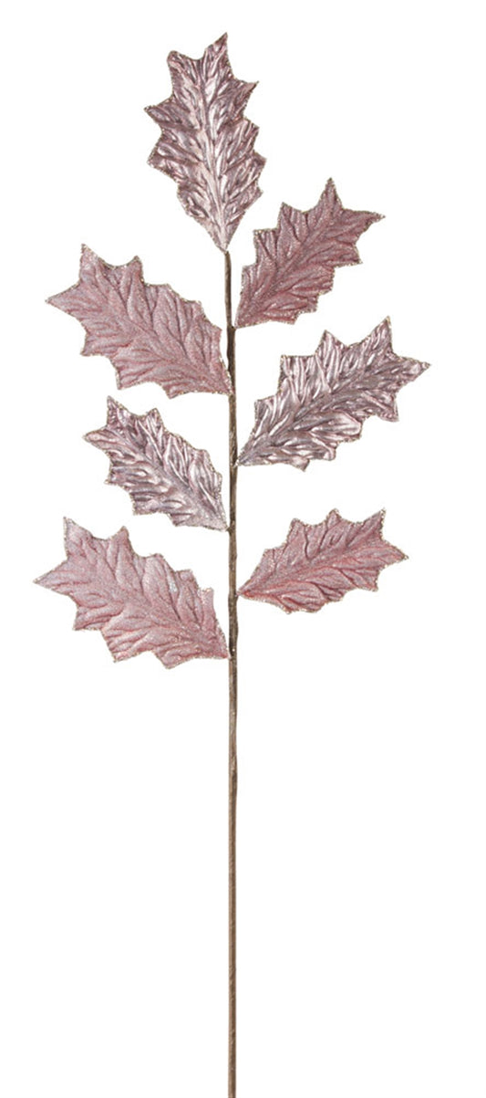 Pink Holly Steam 32"H