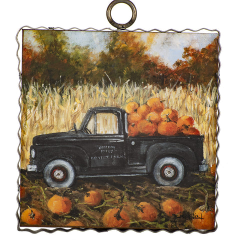 Pumpkin Harvest Truck Print