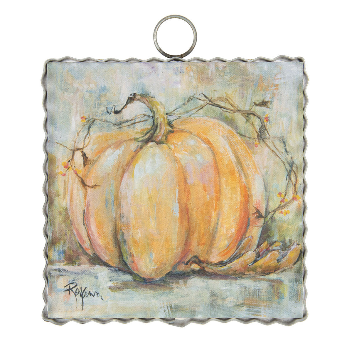Orange Bittersweet Pumpkin Print