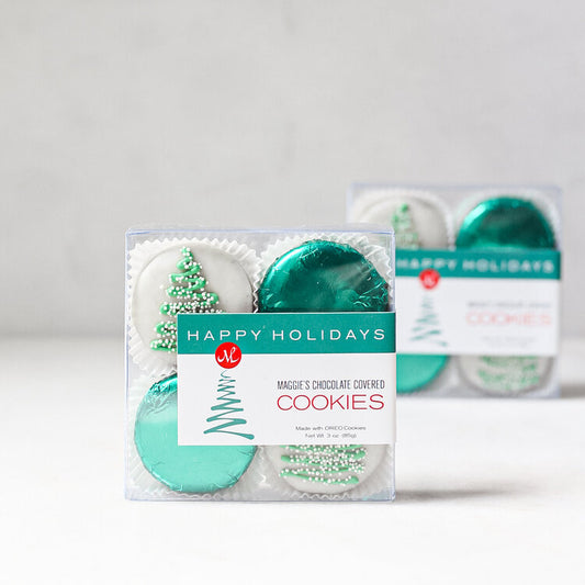 Maggie's Christmas Tree Chocolate Covered Cookies