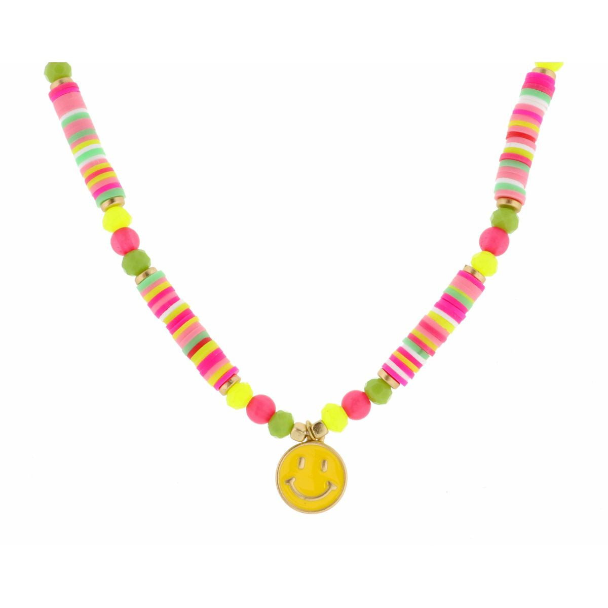 KIDS 14"   RUBBER SEQUINS NECKLACE, 2" EXT.