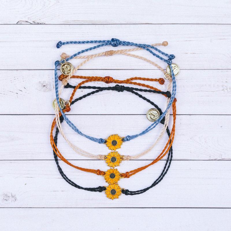 Sunflower Charm Bracelet