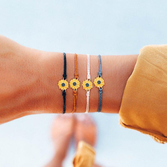 Sunflower Charm Bracelet