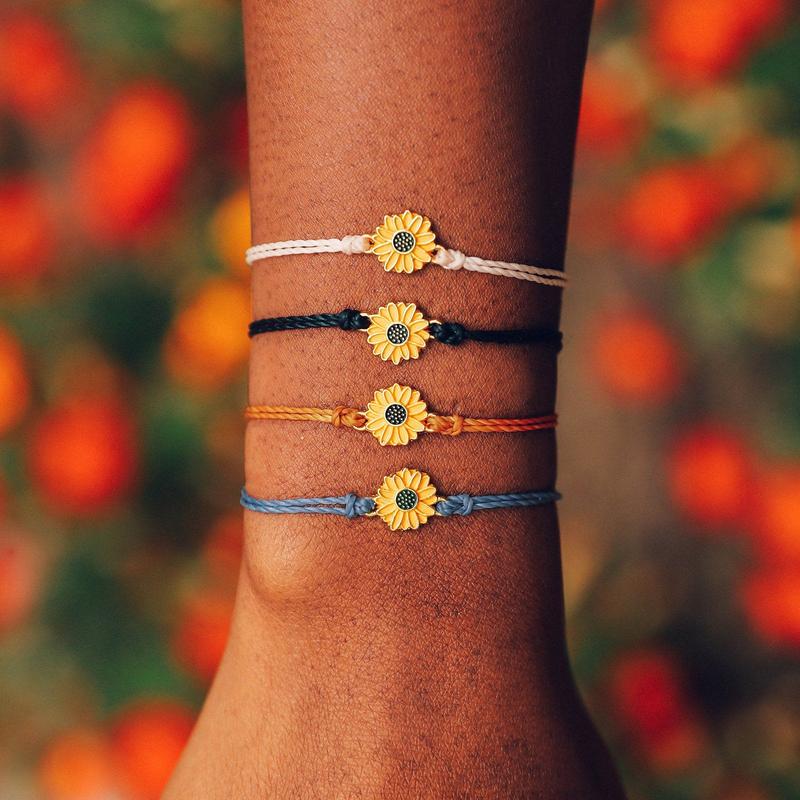 Sunflower Charm Bracelet