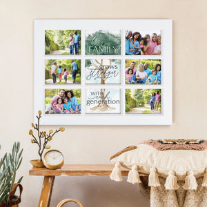 Our Family Grows Stronger with Each Generation Photo Frame (5X7 PHOTOS)