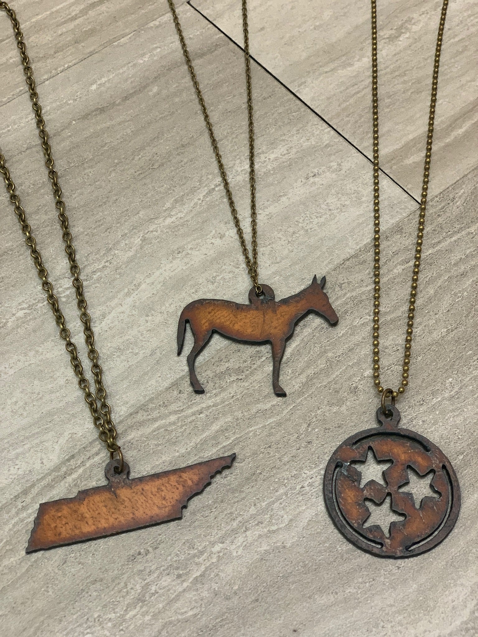 Metal Cutout Necklace