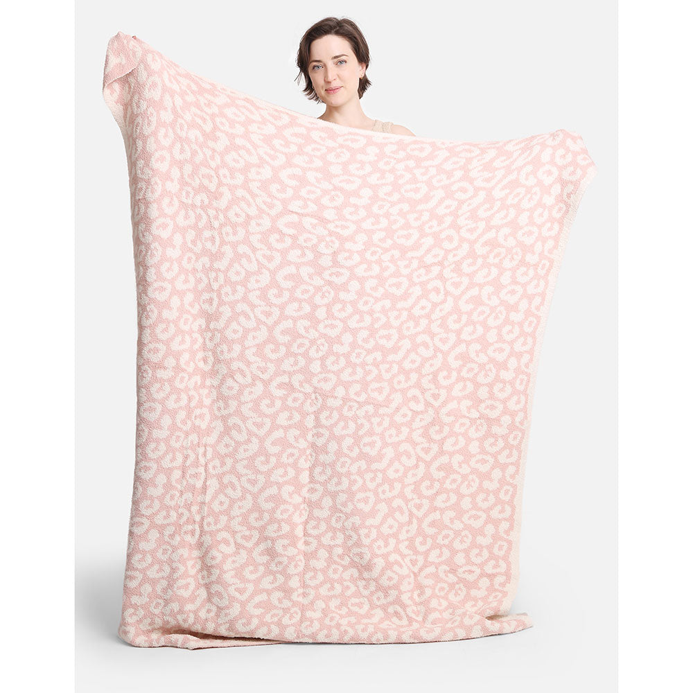 Leopard Printed Microfiber Blanket