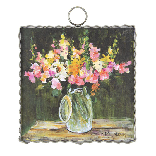 Jar of Snapdragons Print