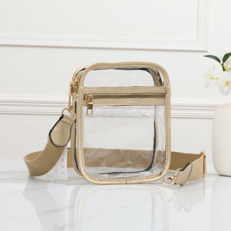 Gold Square Clear Bag TG10432