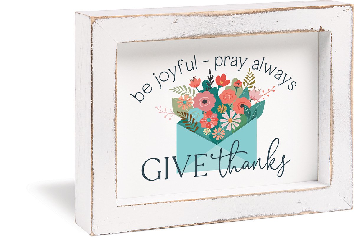 Give Thanks Framed Art