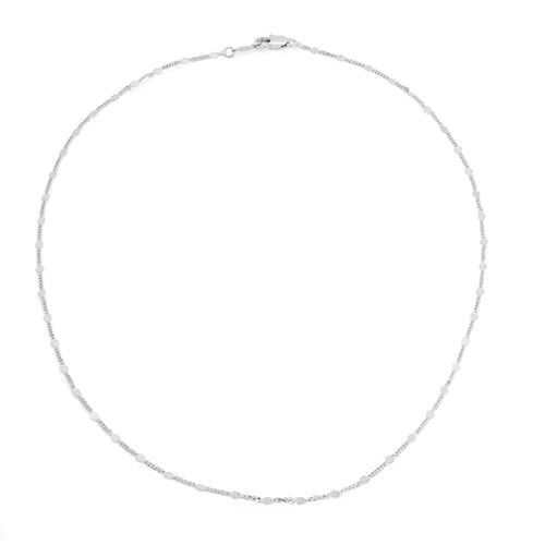 Flat Palline Chain Necklace