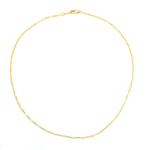 Flat Palline Chain Necklace