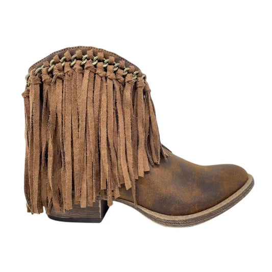 Very G Juno Fringed Ankle Bootie