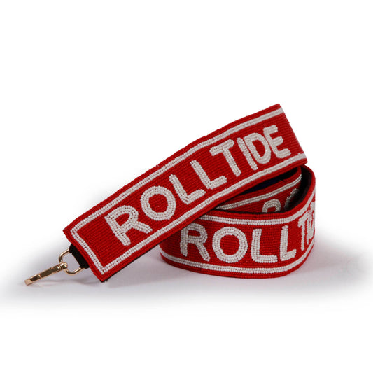 Desden - Beaded Purse Straps - Alabama Roll Tide