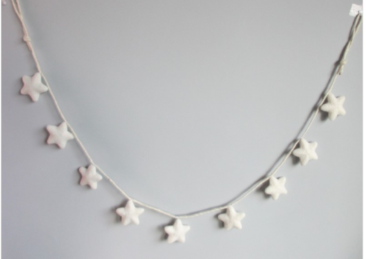 Felt Star Garland 71"