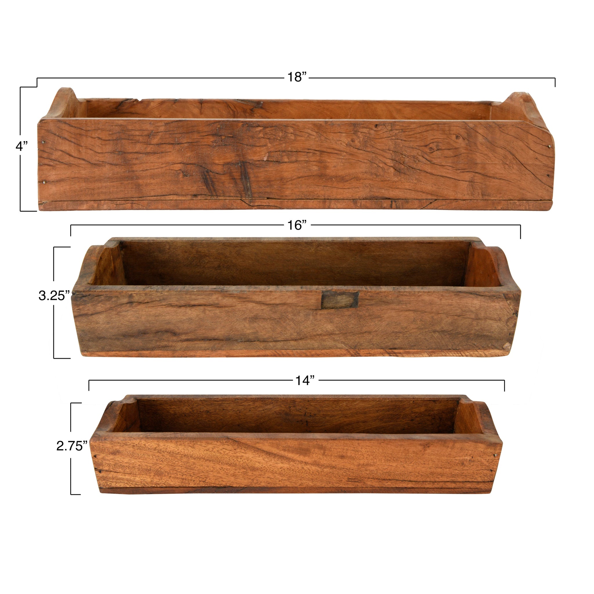 Wood Boxes 3 Sizes available