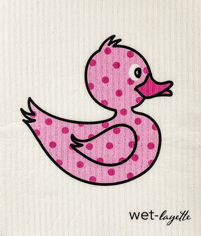 Wet-It! Pink Duck w/ Pink Dots
