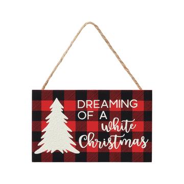 WHITE CHRISTMAS RB WOOD ORNIE