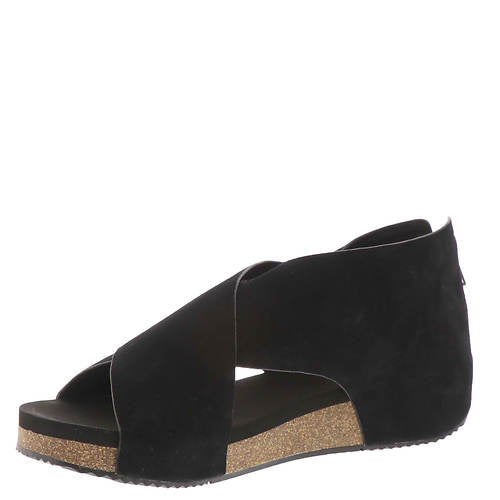 Very Volatile Alton Black Suede Wedge