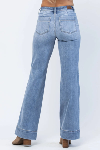 Judy Blue Wide Leg Trouser Jeans
