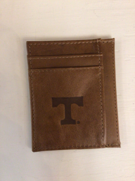 Tan Slim Front Pocket Wallet
