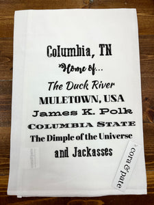 Columbia, TN Home Of Tea Towel