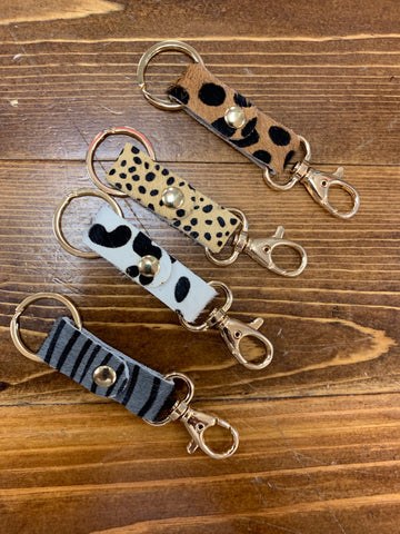 Animal Print Key Chain