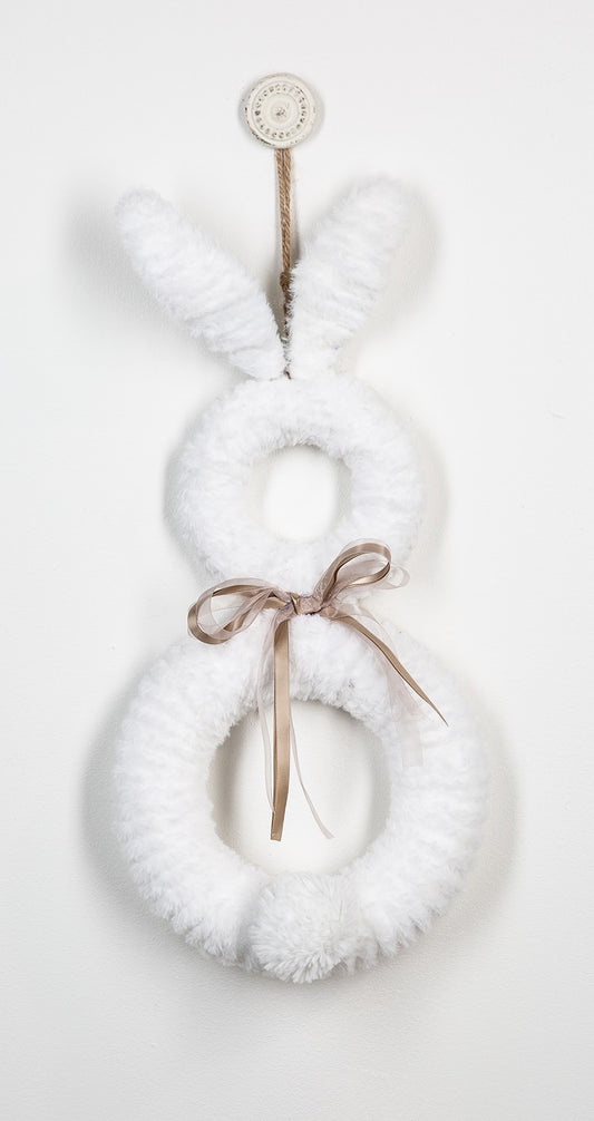Fur Bunny Door Décor
