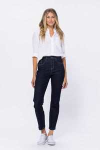 Judy Blue Hi-Rise Rinse Wash Mom Jeans